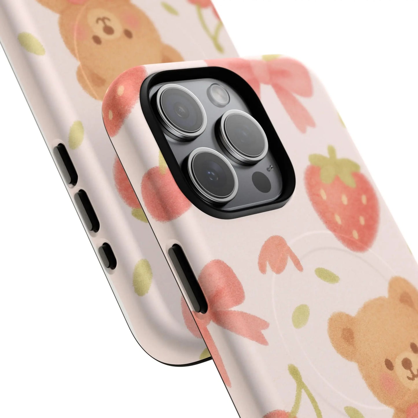 Teddy Berry Basket Friends iPhone Case with MagSafe - Shamo's