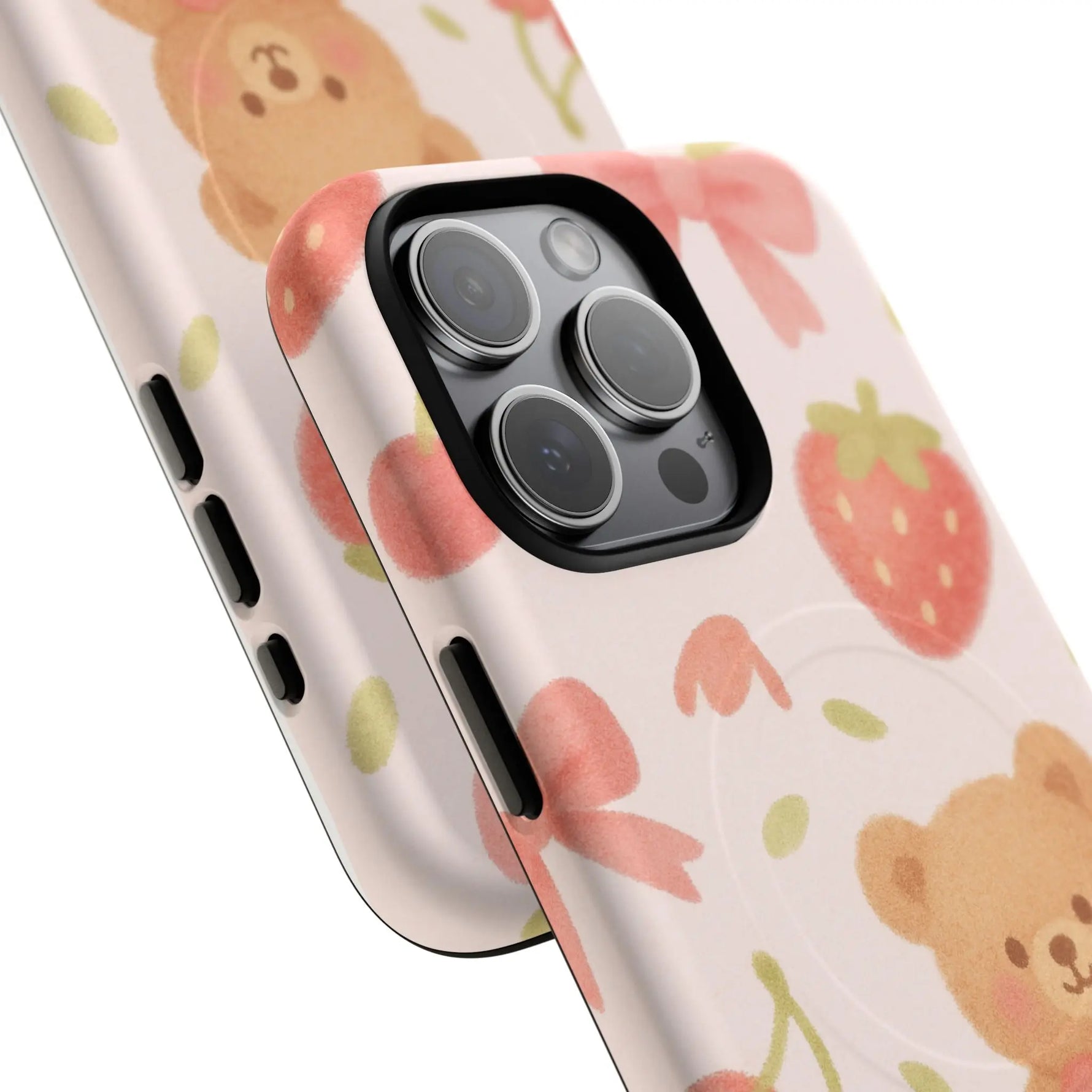Teddy Berry Basket Friends iPhone Case with MagSafe - Shamo's