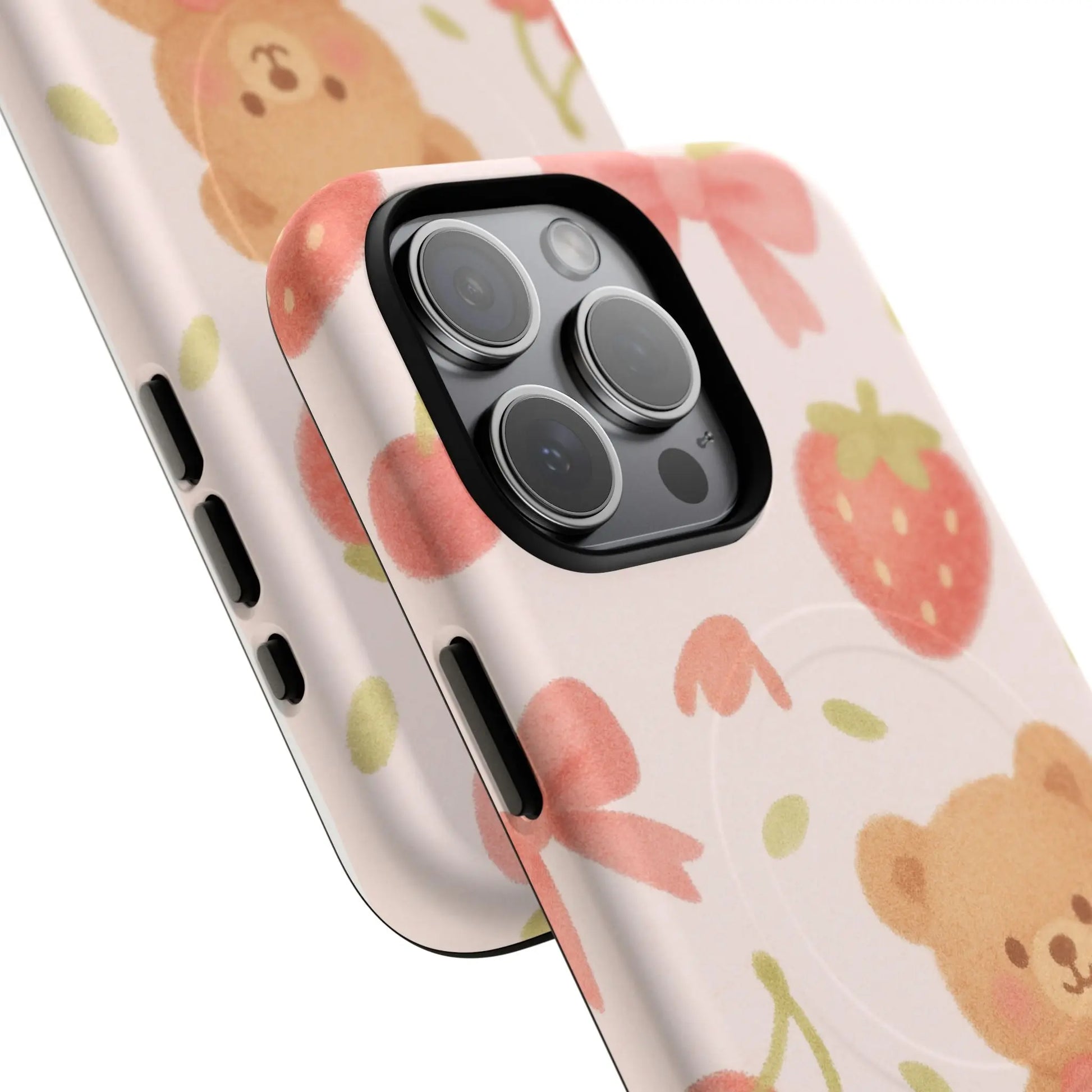 Teddy Berry Basket Friends iPhone Case with MagSafe - Shamo's