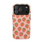 Strawberry Pattern Magnetic Phone Case | Berry Sweet Love