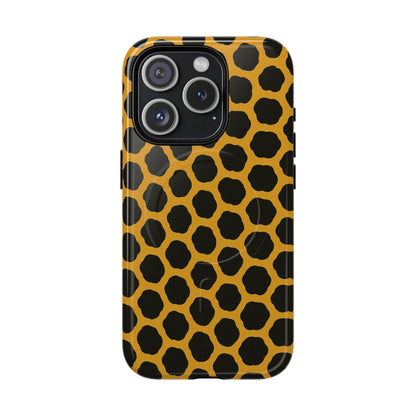 Stylish Leopard Pattern Magnetic iPhone Case | Compatible with MagSafe