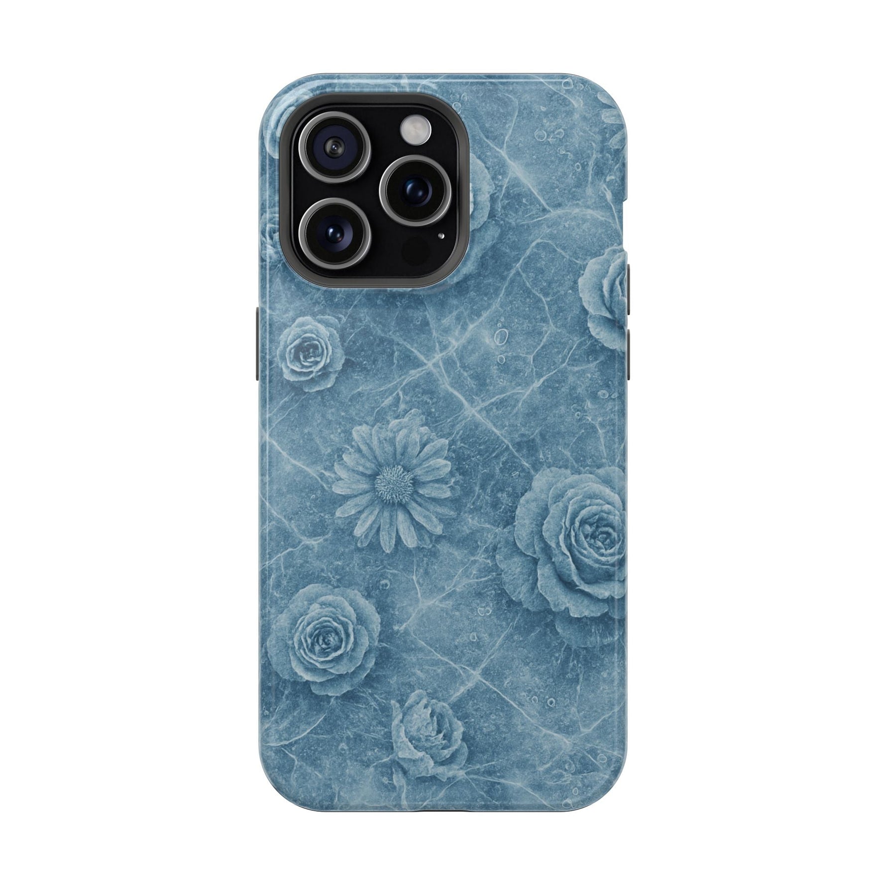 Frozen Flower Impact-Resistant iPhone Case — MagSafe Compatible  Shamo's iPhone 15 Pro Max / Glossy