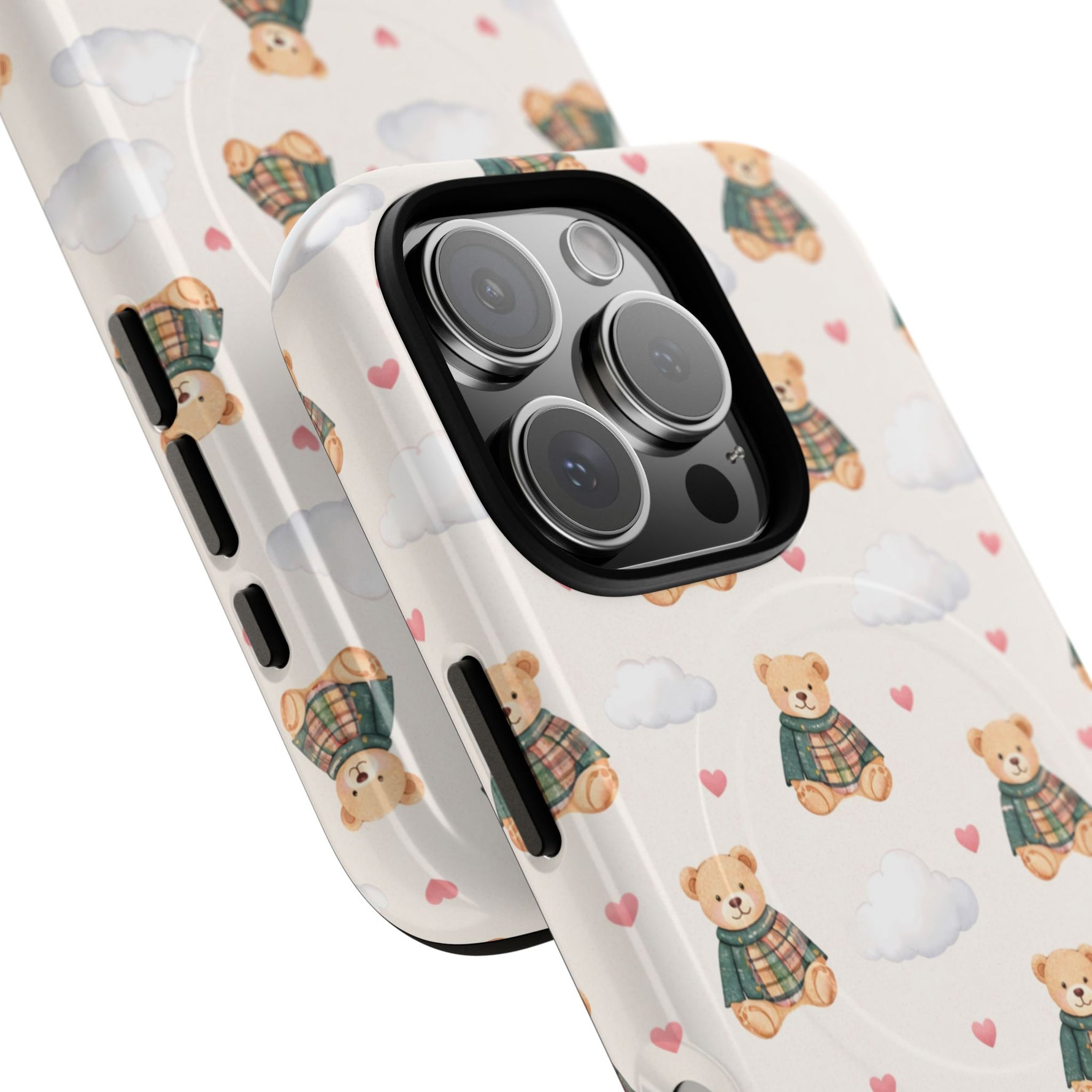 Funda para iPhone con diseño de osito de peluche Dreamy Cloud y MagSafe