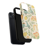 Italian Summer Drawing  iPhone Case — Lemon & Vespa Pattern Tough MagSafe Case  Shamo's