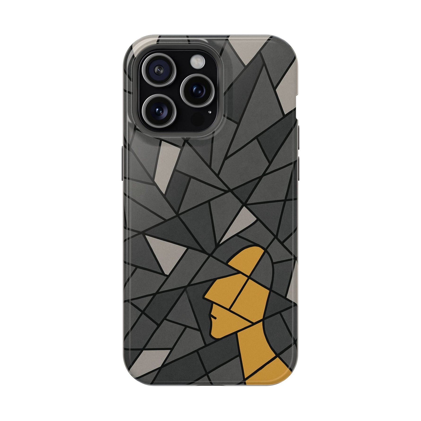 “Rebuilding Myself” Abstract iPhone Case — Magnetic MagSafe Impact-Resistant  Shamo's iPhone 15 Pro Max / Glossy