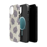 Cute Tiny Hippo Magnetic Impact-Resistant Phone Case