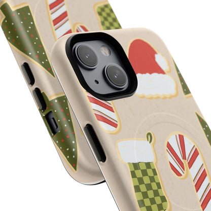 Festive Candy Cane Holiday iPhone Case | MagSafe  Shamo's