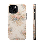 Floral Vintage Rose Phone Case, MagSafe Impact-Resistant - iPhone 13 Mini / Matte - Shamo's
