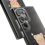 Romantic Teddy Bear Impact-Resistant iPhone Case with Heart Design  Shamo's