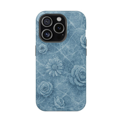 Frozen Flower Impact-Resistant iPhone Case — MagSafe Compatible  Shamo's iPhone 15 Pro / Matte