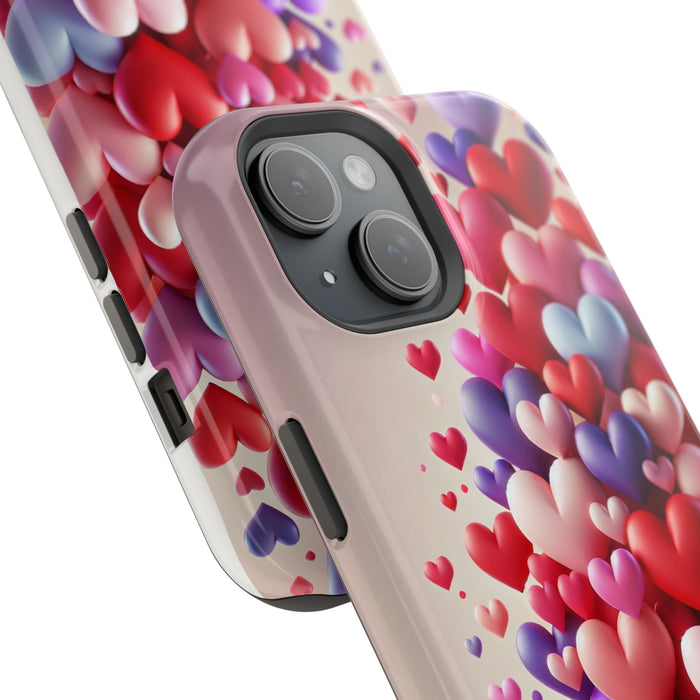Shamo's Phone Case | MagSafe Compatible | Love Hearts Theme for iPhone 17 and more