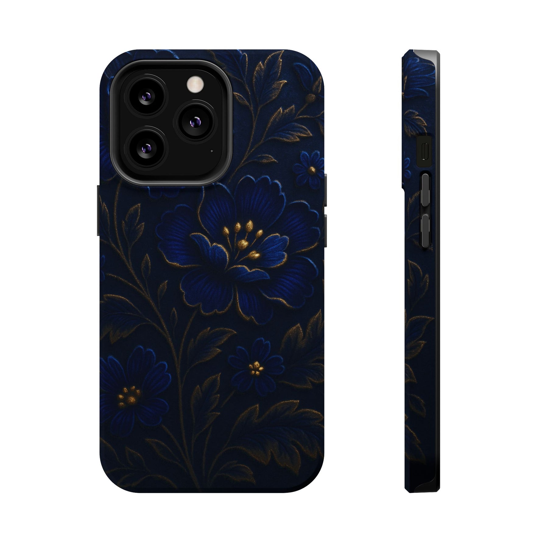 3D Velvet Night Flower iPhone Case | MagSafe - Shamo's
