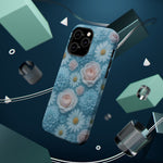 Frozen Floral Rose & Daisy Impact iPhone Case | MagSafe compatible  Shamo's