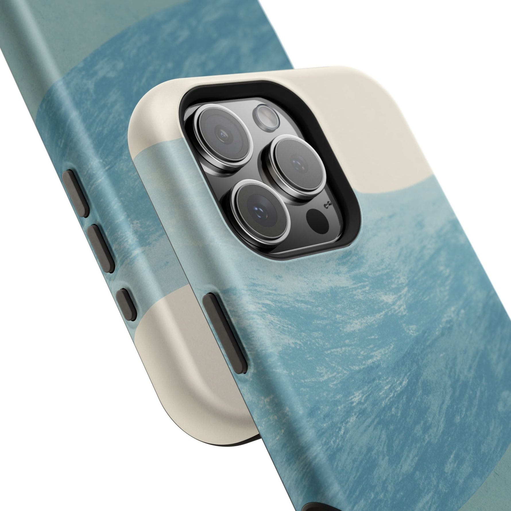 “Calm Over Chaos” Abstract Ocean Wave iPhone Case | MagSafe Compatible  Shamo's