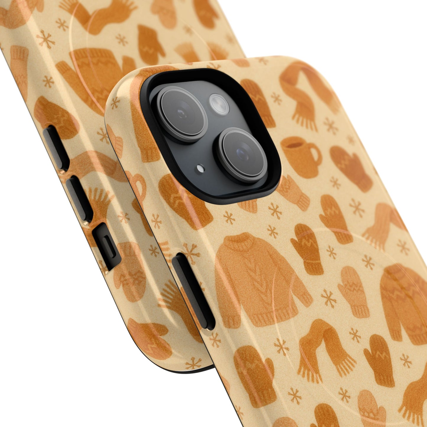 Cozy Winter Sweaters Holidays iPhone Case — Warm Knit Pattern with MagSafe - Shamo's