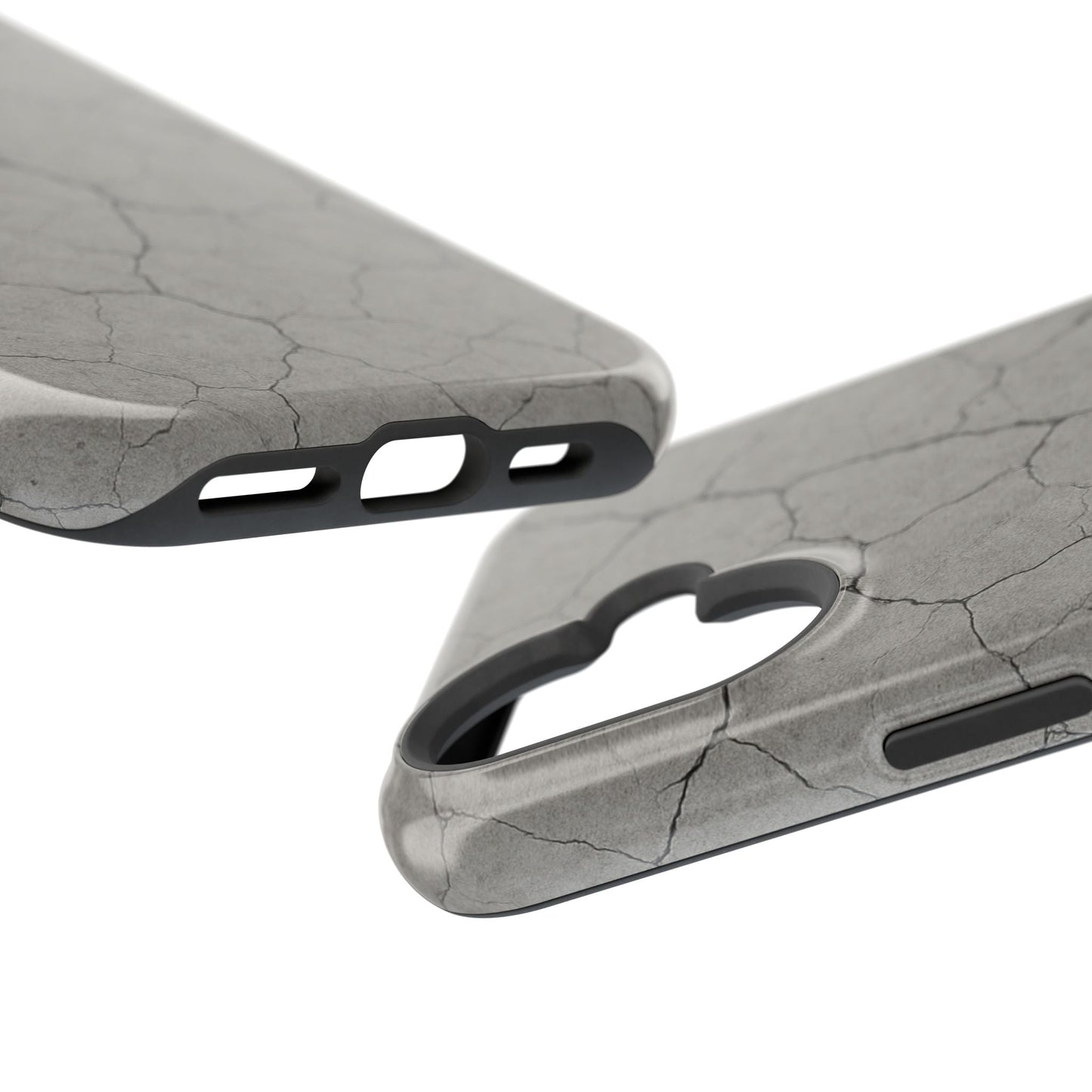 Cracked Concrete Texture iPhone Case with MagSafe compatibility  Shamo's