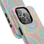 Rainbow Marble Swirl iPhone Case with MagSafe - Shamo's