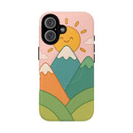 Mountain Sunrise Phone Case - Tough MagSafe Magnetic Design