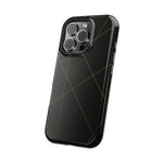 Black Geometric Design iPhone Case | MagSafe  Shamo's