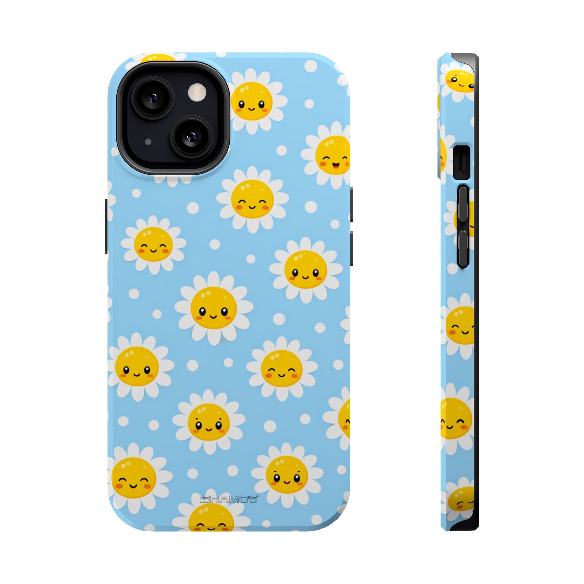 Sunny Daisy MagSafe Compatible Magnetic Phone Case — Impact-Resistant Cover - iPhone 13 / Glossy - Shamo's