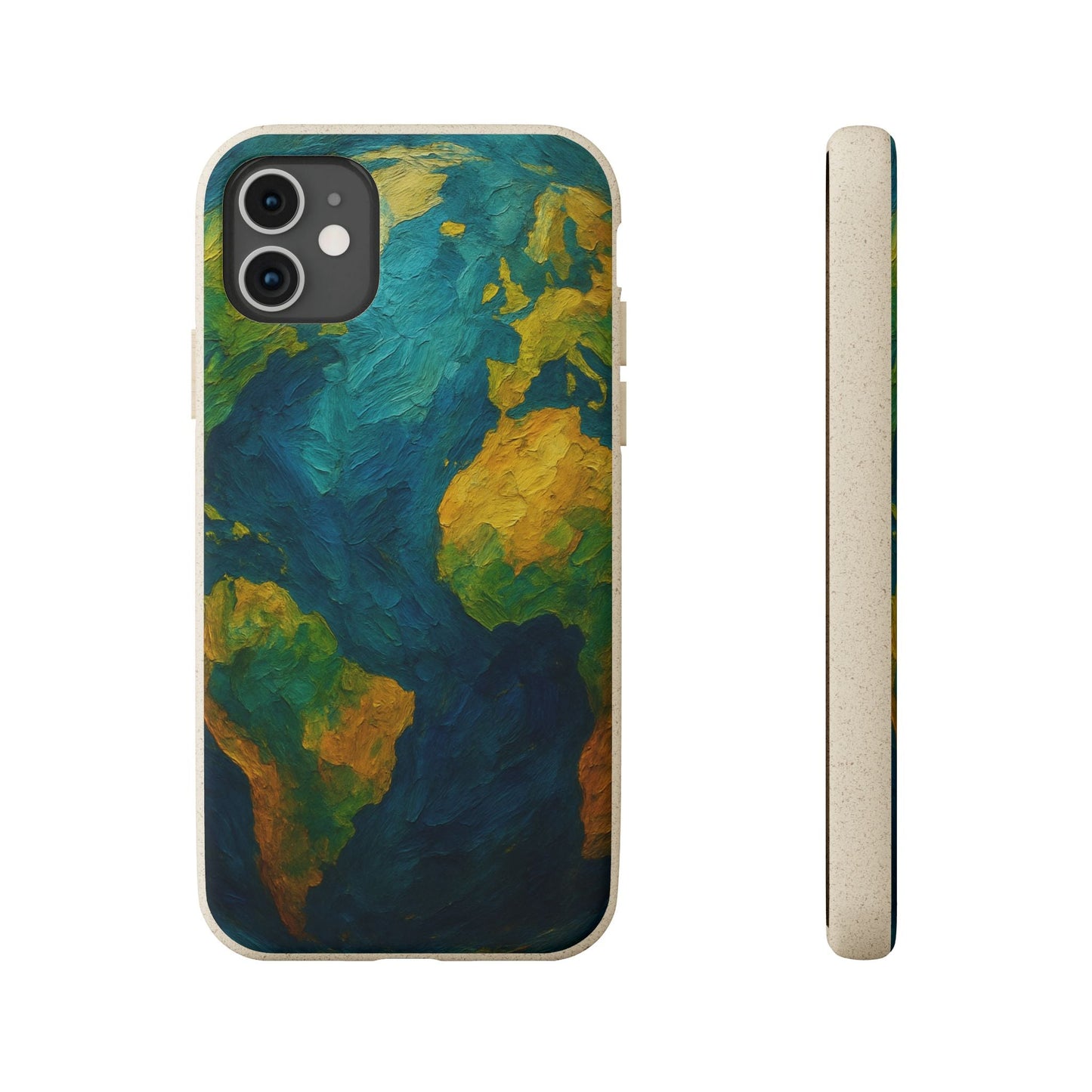 Biodegradable Phone Case — Earth Illustration Eco-Friendly Case  Shamo's iPhone 11