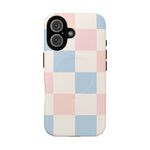 Pastel Checkerboard Pattern iPhone Cases - MagSafe - Shamo's