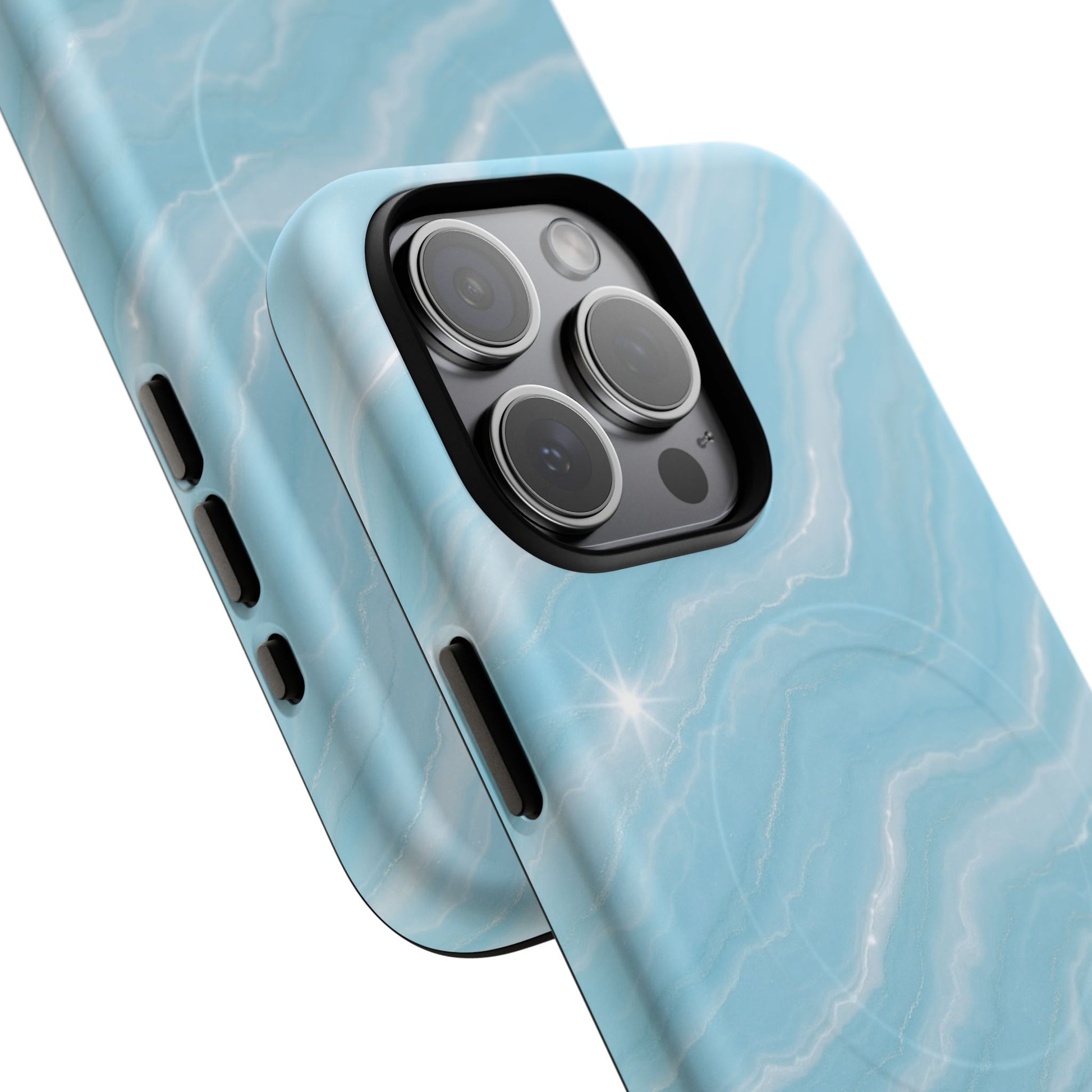 Sky Glow Marble iPhone Case with MagSafe - Shamo's
