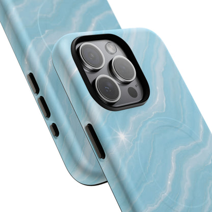 Sky Glow Marble iPhone Case with MagSafe - Shamo's