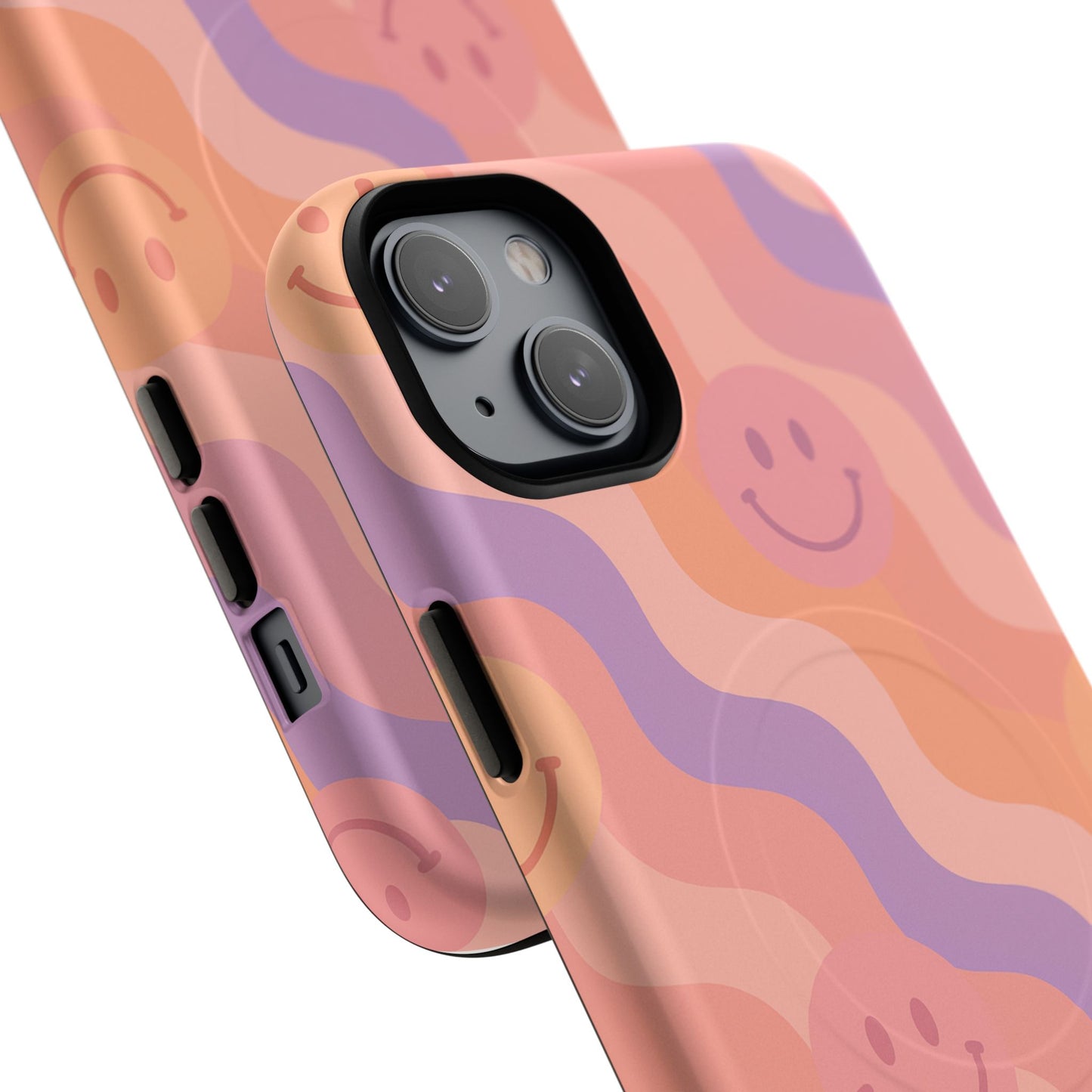 Groovy Smiley Faces Retro iPhone Case | MagSafe