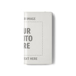 Personalized Flip Wallet Phone Case – Custom Photo & Text Wallet Cover