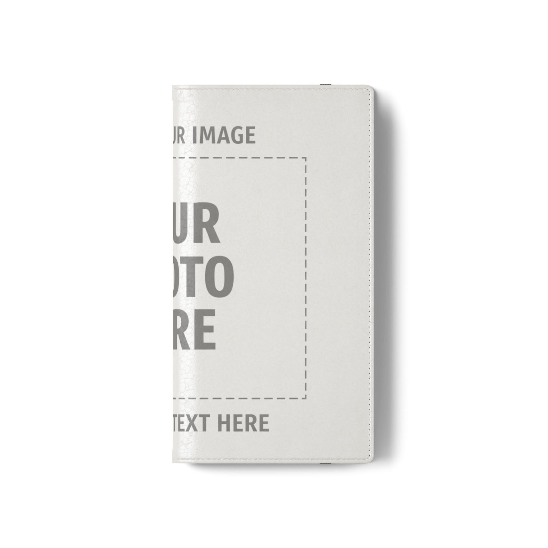 Personalized Flip Wallet Phone Case – Custom Photo & Text Wallet Cover