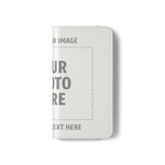 Personalized Flip Wallet Phone Case – Custom Photo & Text Wallet Cover
