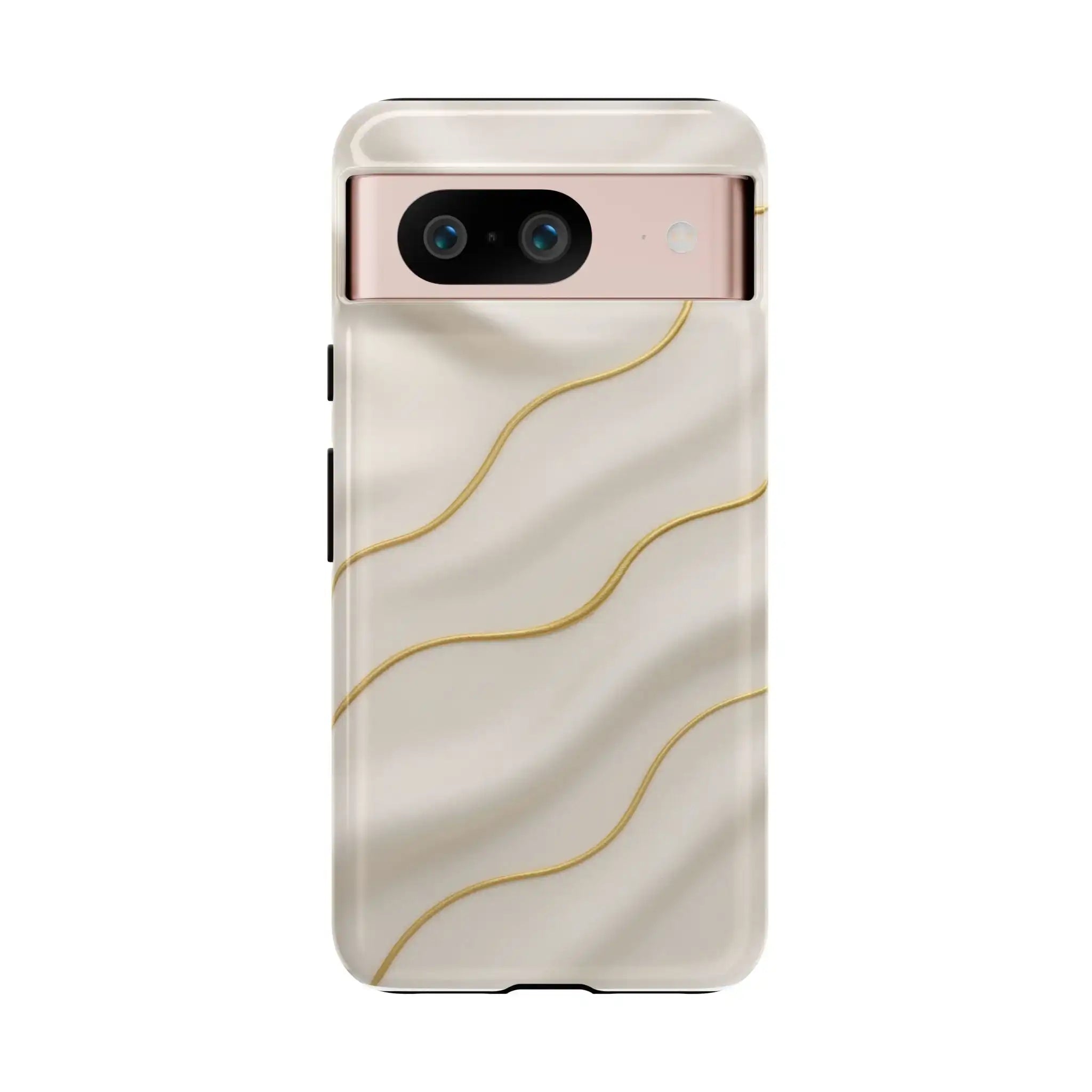 Elegant Gold Wave Tough Phone Case  Shamo's Google Pixel 8 / Glossy