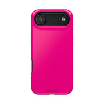 Neon Pink MagSafe Compatible Impact-Resistant Phone Case Hot Pink