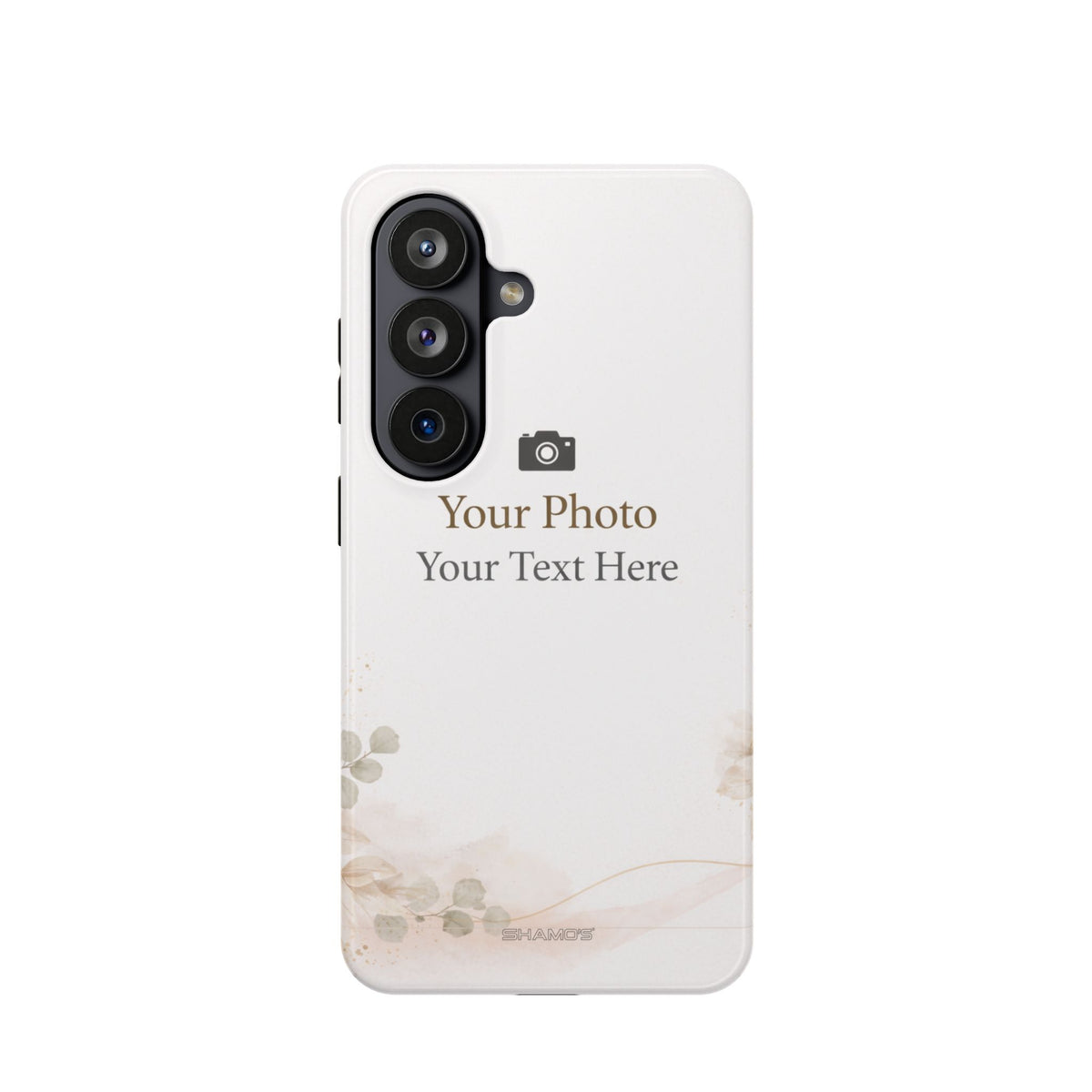 Personalizable Impact-Resistant Phone Case — Add Photo & Text