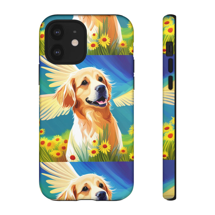 Tough Cases Golden Retriever with Wings Phone case