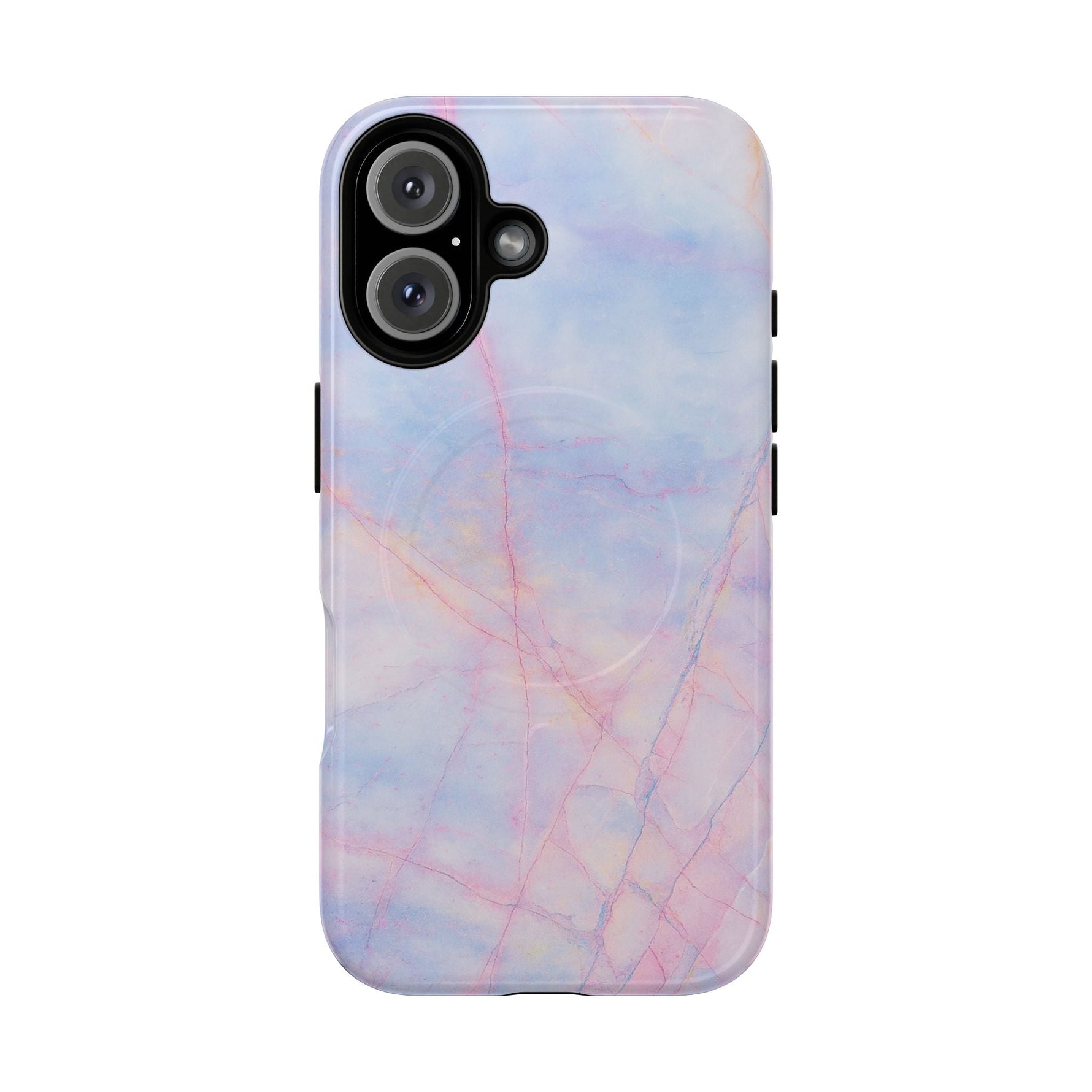 Pastel Marble iPhone Cover (MagSafe Compatible)  Shamo's iPhone 16 / Glossy