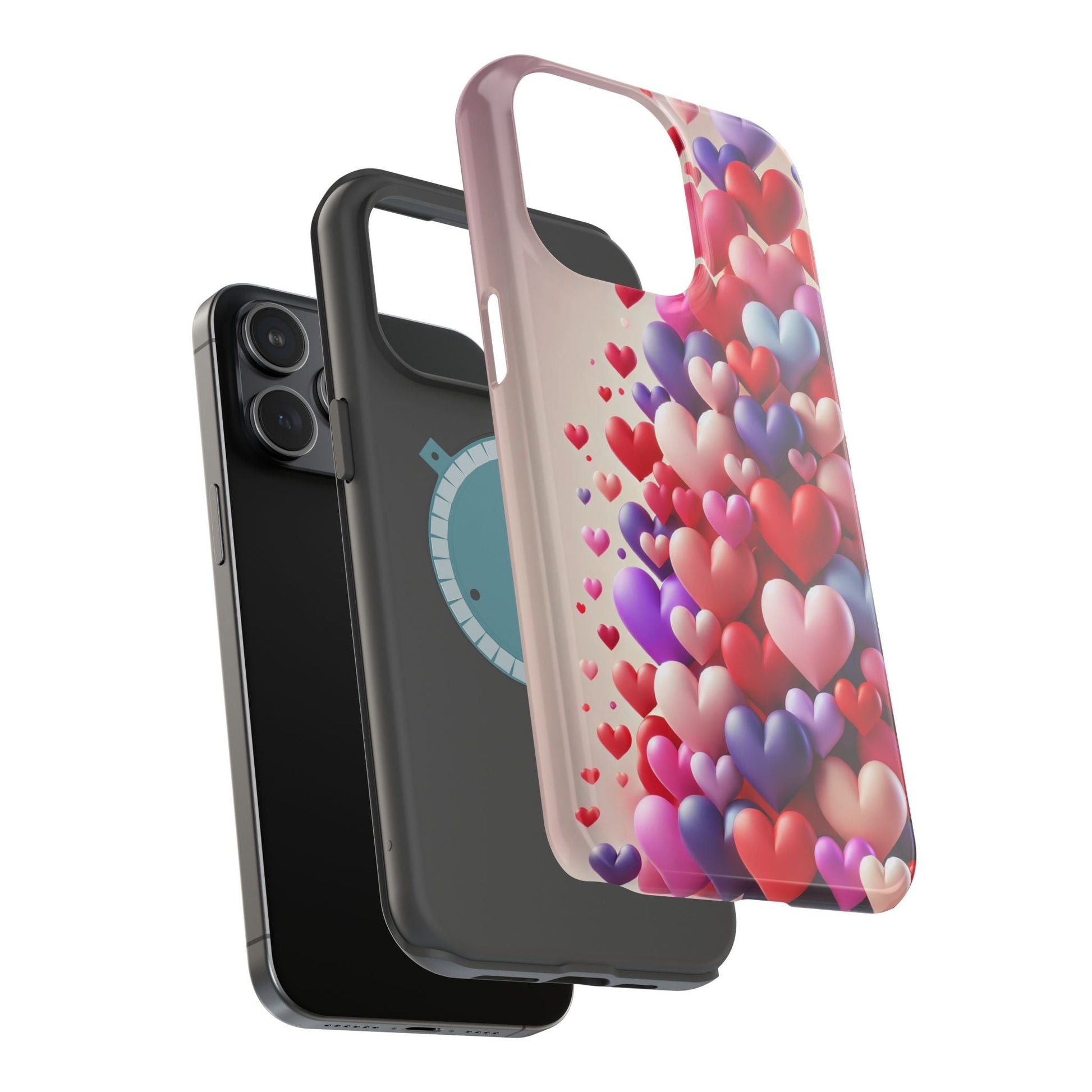 Love Hearts MagSafe iPhone Case — Magnetic, Impact-Resistant  Shamo's