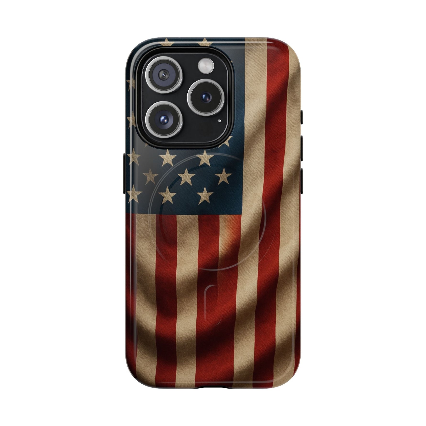 American Flag iPhone Case | MagSafe  Shamo's iPhone 15 Pro / Glossy