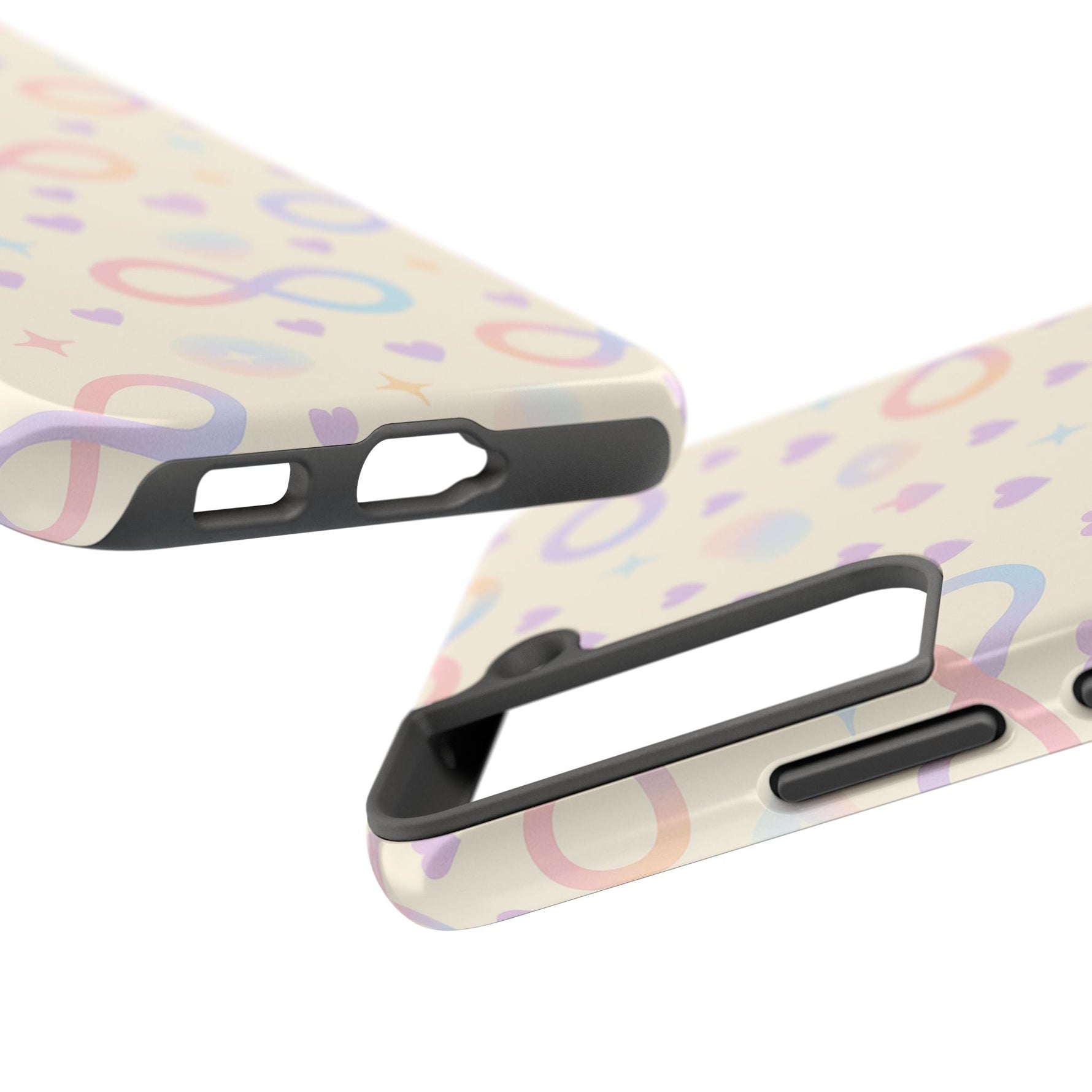 Infinity Pattern Tough Phone Case — Pastel Hearts & Stars  Shamo's