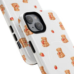 Strawberry Teddy iPhone Case with MagSafe