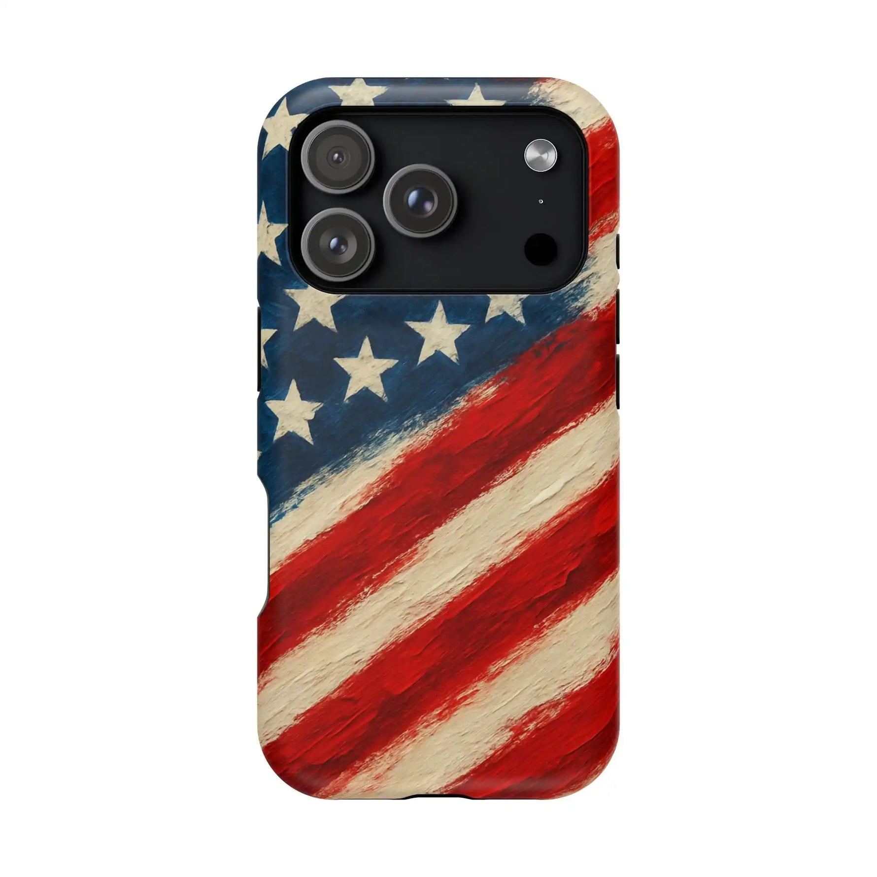 American Flag Tough Phone Case: Show Your Patriotism in Style  Shamo's iPhone 17 Pro / Matte