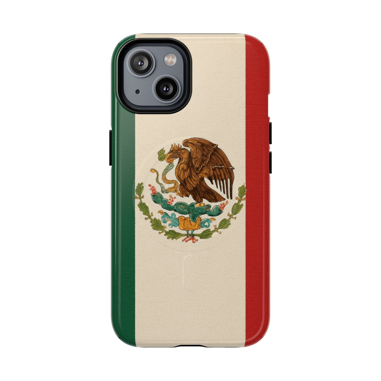 Mexican Flag iPhone Case | MagSafe  Shamo's iPhone 14 / Glossy