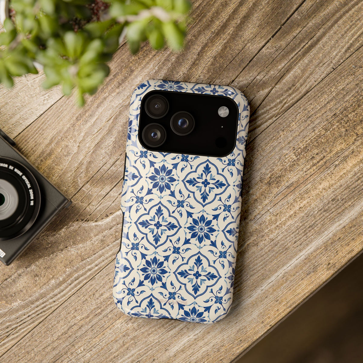 Lisbon Tile – Blue Ornamental MagSafe Phone Case