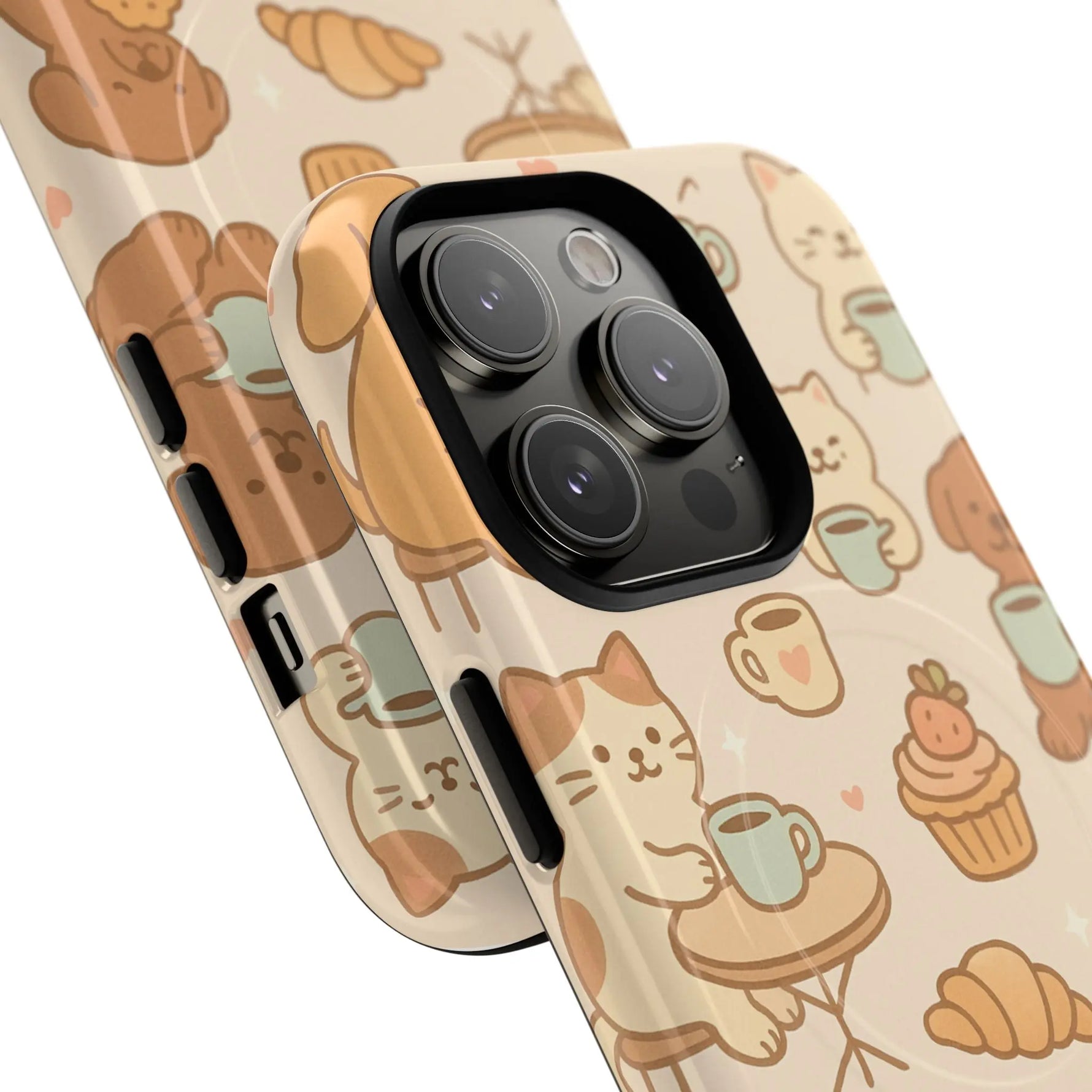 Coffee Cats & Dogs Phone Case with MagSafe  Shamo's