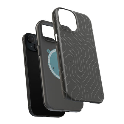 Black Circuit Board Design iPhone Case | MagSafe  Shamo's
