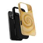 Luxury Series Swirl Gold iPhone Case compatible with MagSafe  Shamo's