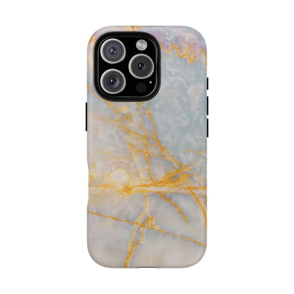 Marble Gold Vein iPhone Case (MagSafe Compatible)
