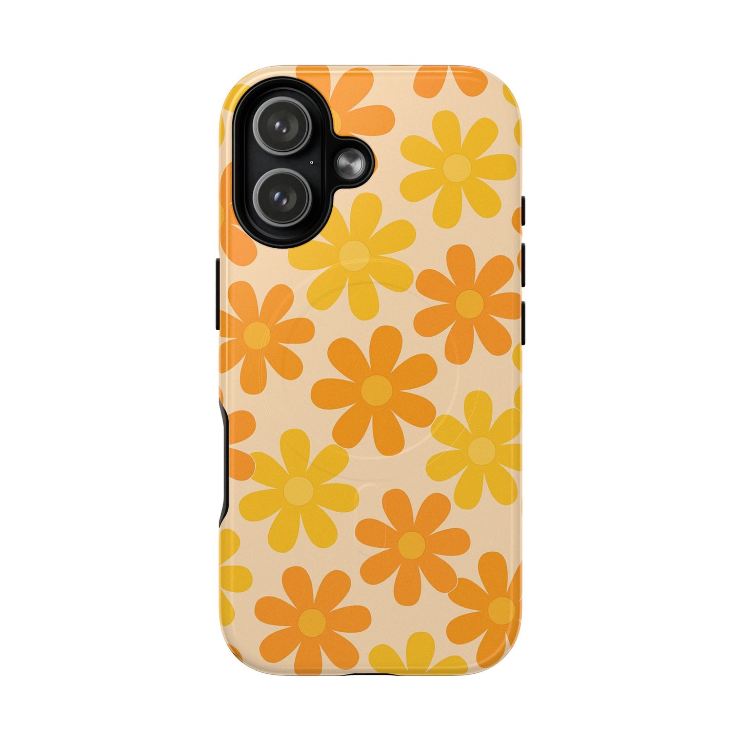 Retro Daisies Pattern iPhone Case | MagSafe