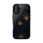 Gold Fireworks Celebration iPhone Case with MagSafe - Shamo's